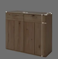 Echtholz Kommode 2-türig - Mabasa