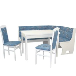 Eckbank Sitzgruppe mit Blumen Muster - Jelanda (vierteilig)