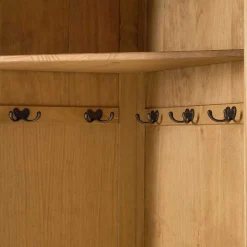 Eckgarderobe in Kiefer Natur - Kumico