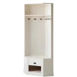 Eckgarderobe in Weiß - Cianova