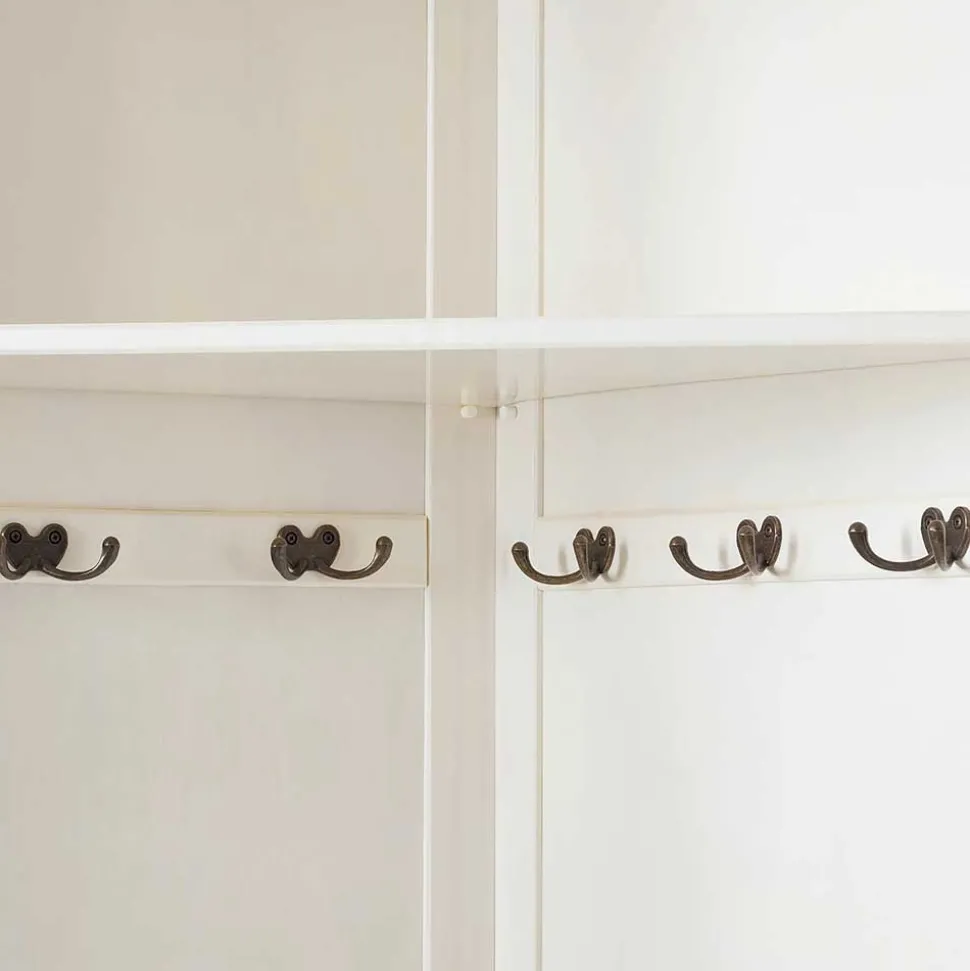 Eckgarderobe in Weiß - Cianova