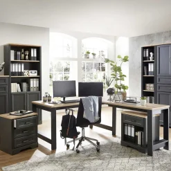 Eckschreibtisch & Rollcontainer - Joe (dreiteilig)