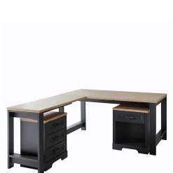 Eckschreibtisch & Rollcontainer - Joe (dreiteilig)