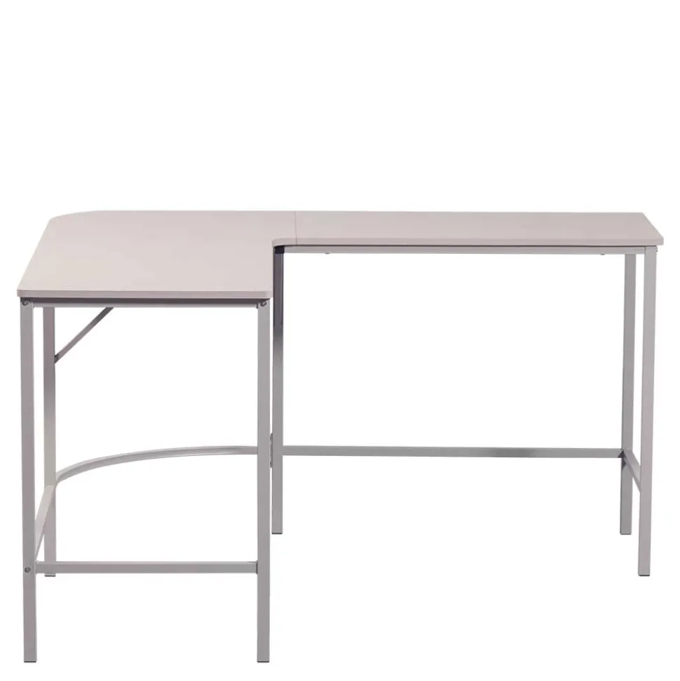 Eckschreibtisch in Hellgrau - Barossio