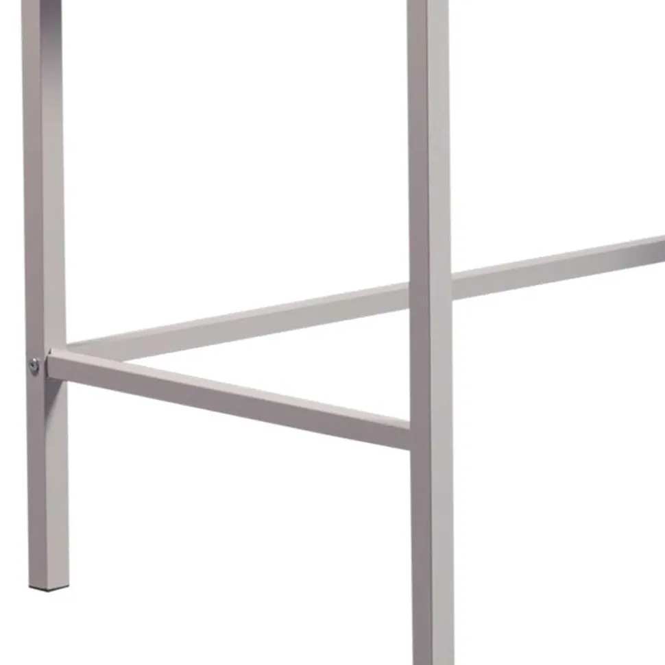 Eckschreibtisch in Hellgrau - Barossio