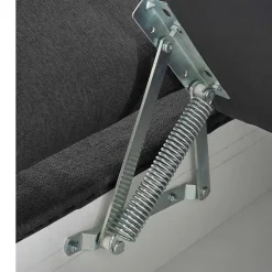 Ecksofa mit Bettfunktion in Anthrazit - Baonga