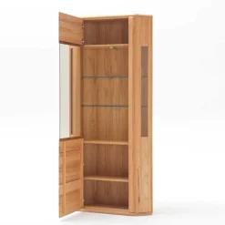 Eckvitrine Athias aus Kernbuche