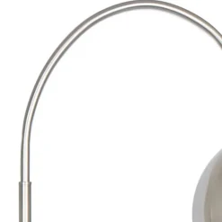 Edle Stehleuchte in matter Edelstahl Optik - Olenora