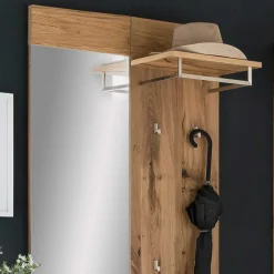 Edles Dielen Set Macusos mit Balkeneiche Furnier (fünfteilig)