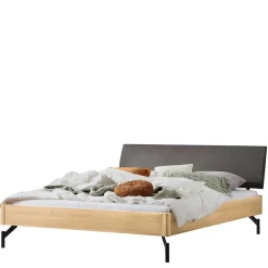 Ehebett Gestell in Eiche Hell - Quincey