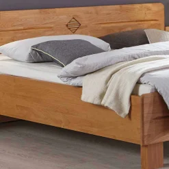 Ehebett und Nachtkonsolen Apolios in Erle teilmassiv (dreiteilig)