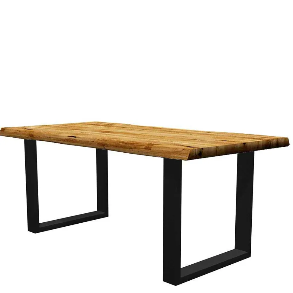 Eiche Baumkanten Tisch in 12 Formaten - Practonya