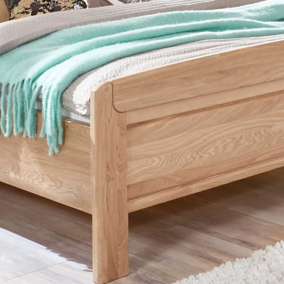 Eiche Bettgestell 180 oder 200 cm Breite - Sendician