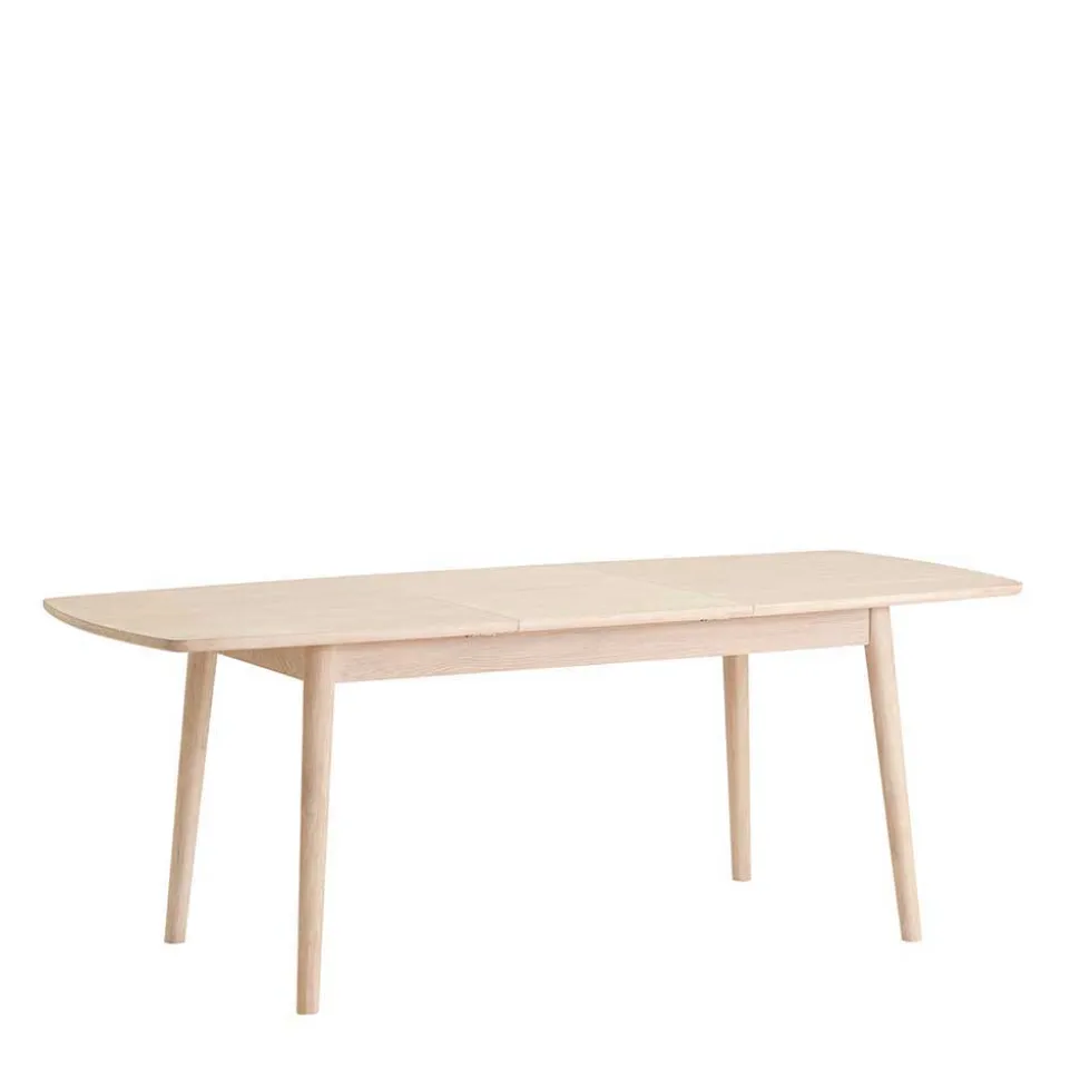 Eiche Bianco Esstisch mit Butterflyauszug - Nuture