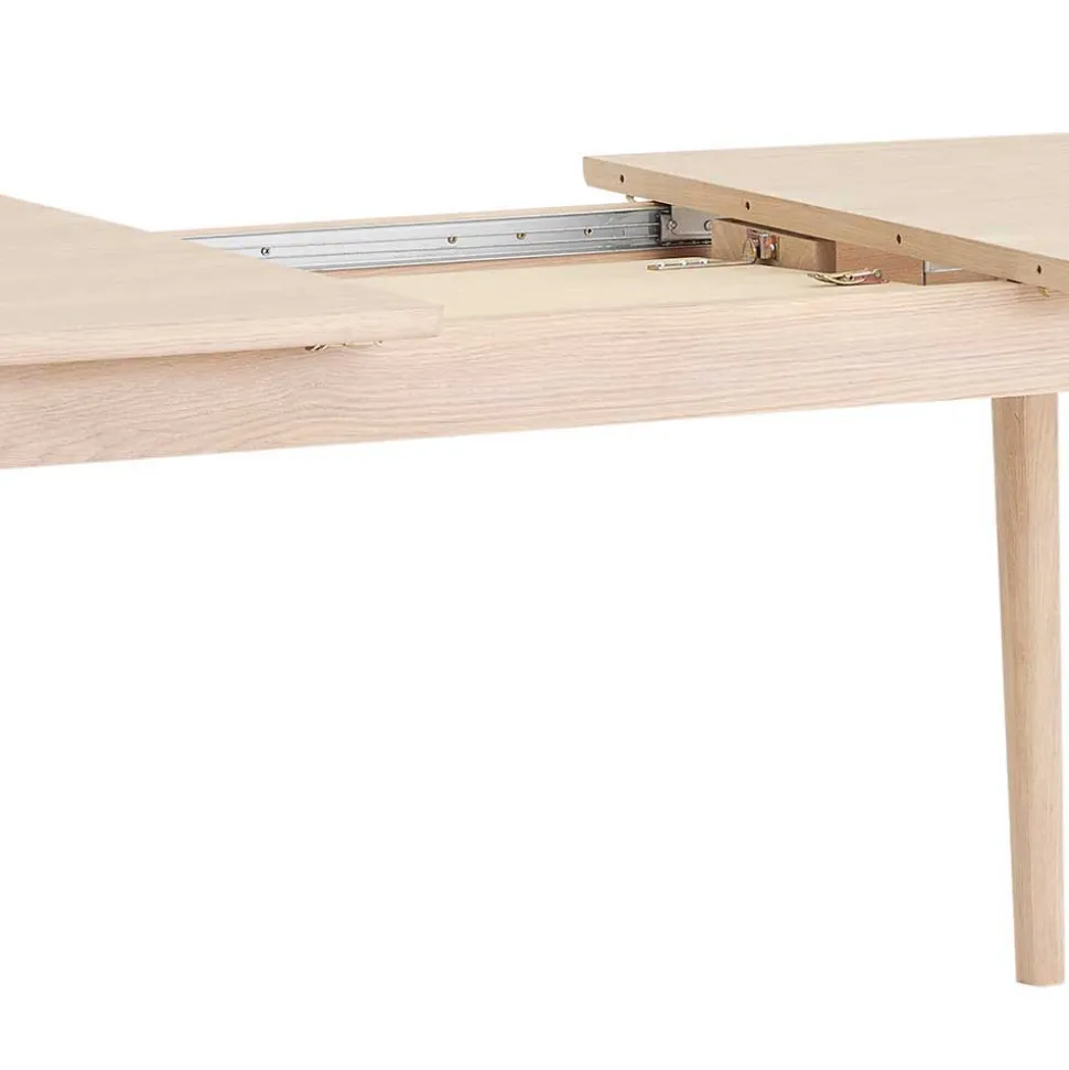 Eiche Bianco Esstisch mit Butterflyauszug - Nuture
