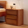 Eiche Nachtkommode Chestra mit drei Schubladen