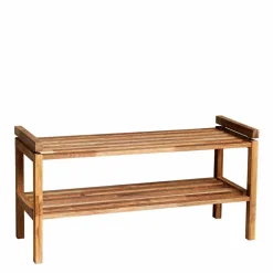 Eiche Schuhregal mit geölter Oberfläche - Helvana