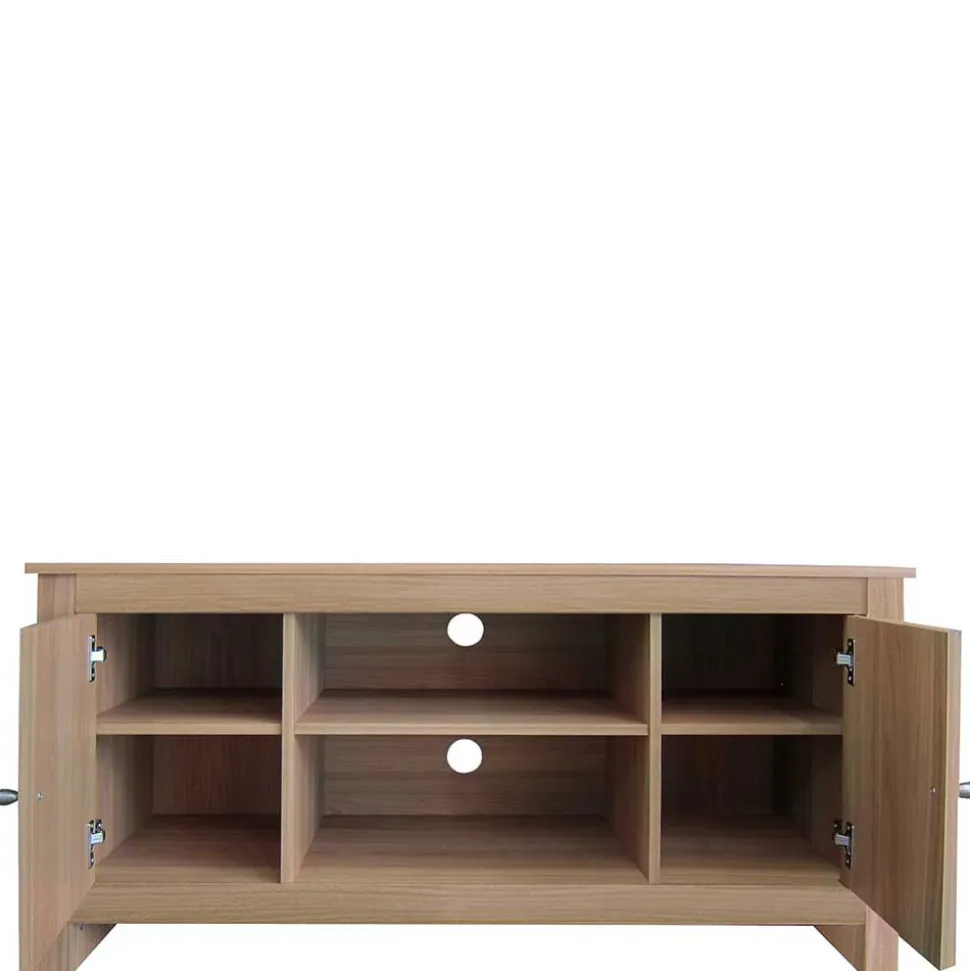 Eichefarbenes Landhaus TV Board 120x58x39 cm - Eliandas