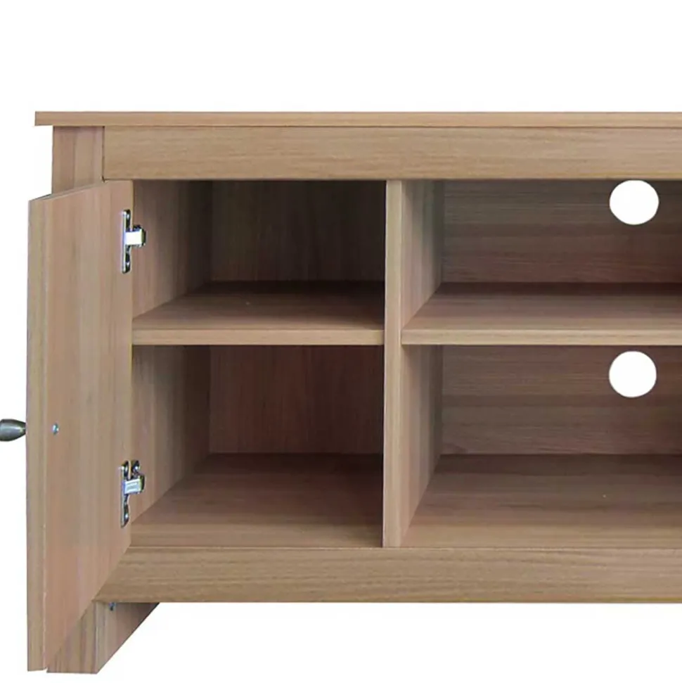 Eichefarbenes Landhaus TV Board 120x58x39 cm - Eliandas