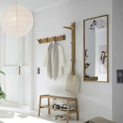 Eichenholz Flurbank mit Ablage - Gangizo