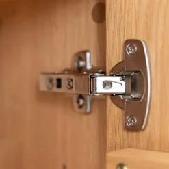 Eichenholz Highboard mit Hirnholz Applikation - Deruta