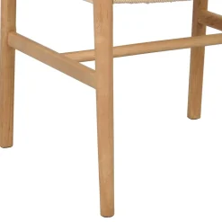 Eichenholz Stuhl mit Geflecht Sitz - Francis (2er Set)