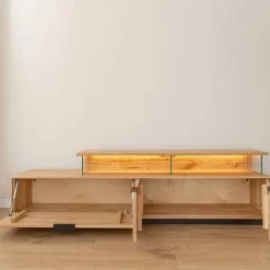 Eichenholz TV Lowboard in modernem Design - Judita