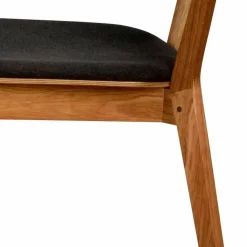 Eichenstuhl mit Polsterung - Forcia (2er Set)