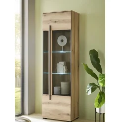 Eicheoptik Wohnzimmermöbel Set - Brocus (vierteilig)