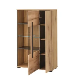 Eicheoptik Wohnzimmermöbel Set - Brocus (vierteilig)