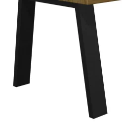 Eichetisch mit Metallbeinen in 12 Größen - Miley