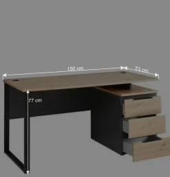 Einrichtung Home Office Set - Kuetra (vierteilig)