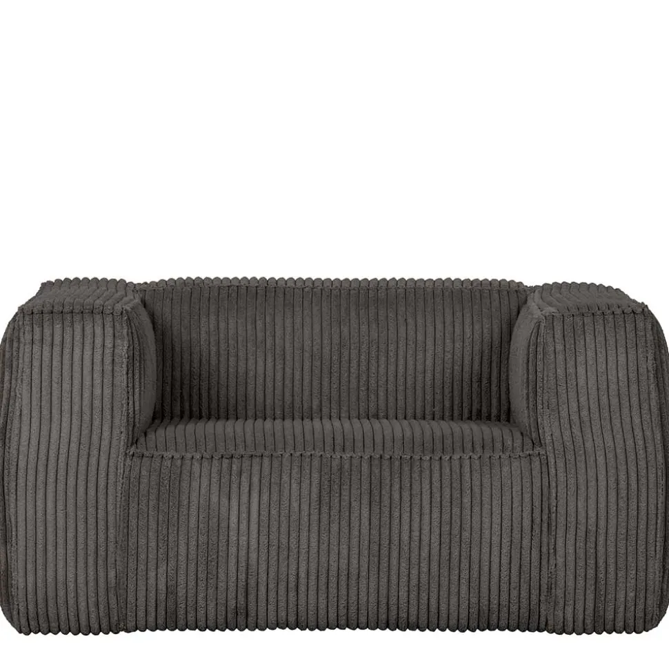 Einzelsessel in Dunkelgrau Cord Ribcord - Jailen