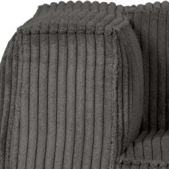 Einzelsessel in Dunkelgrau Cord Ribcord - Jailen