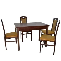 Elegante Essgruppe in Nussbaum - Rarera (fünfteilig)