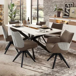 Elegante Sitzgruppe siebenteilig - Niam (siebenteilig)