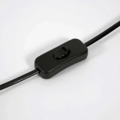 Elegante Tischlampe in Grau Glasschirm - Mariell