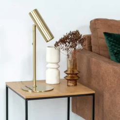 Elegante Tischlampe in Messingfarben - Jailus