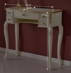 Eleganter Barock Konsoltisch mit fünf Schubladen - Iviada
