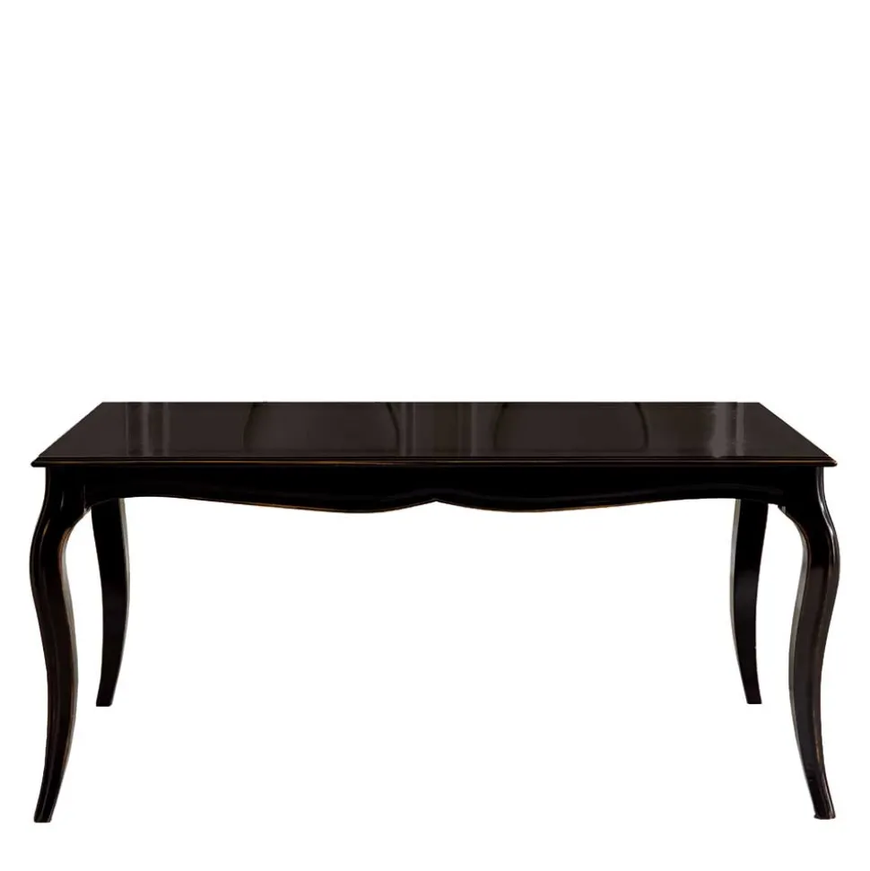 Eleganter Barocktisch in Dunkelbraun - Granita