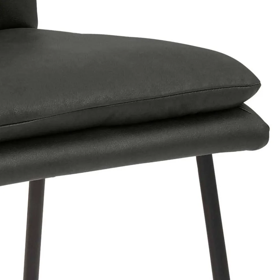 Eleganter Barstuhl in Anthrazit - Isael