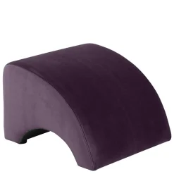 Eleganter Hocker in Dunkellila - Ignacio