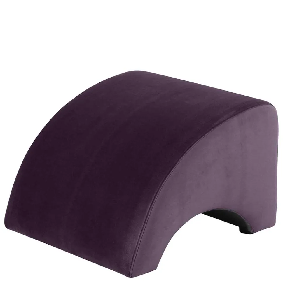 Eleganter Hocker in Dunkellila - Ignacio