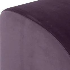 Eleganter Hocker in Dunkellila - Ignacio