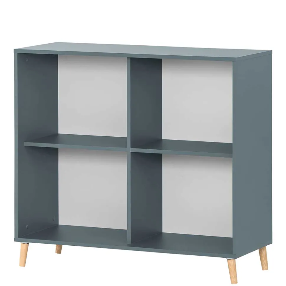 Eleganter Office Schrank in Petrol Blau - Baiamare