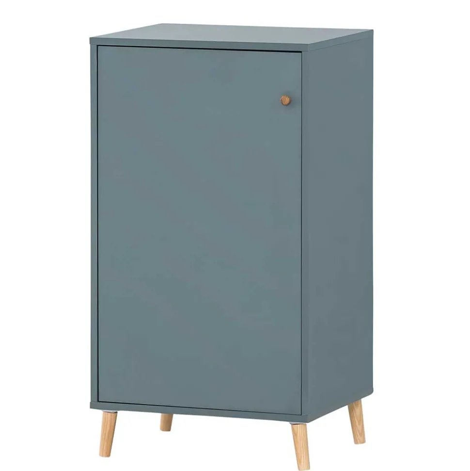 Eleganter Office Schrank in Petrol Blau - Baiamare
