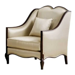 Eleganter Polstersessel in Beige - Sutolary
