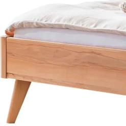 Elegantes Holzbett aus geölter Wildeiche - Mathan