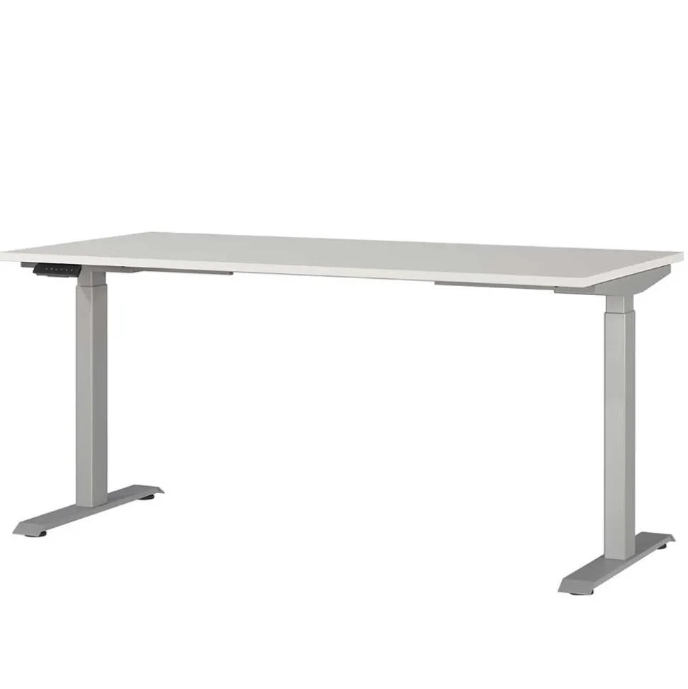 Elektrisch verstellbarer Bürotisch im Set - Hanrah (zweiteilig)