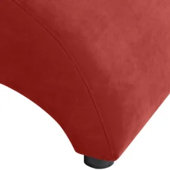 Entspannungssessel in Terracotta Velours - Vacance